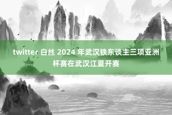 twitter 白丝 2024 年武汉铁东谈主三项亚洲杯赛在武汉江夏开赛