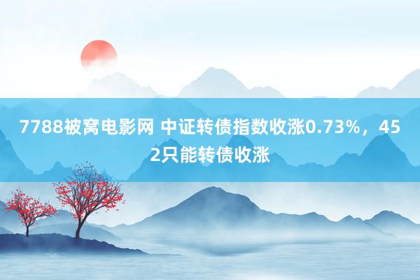 7788被窝电影网 中证转债指数收涨0.73%，452只能转债收涨