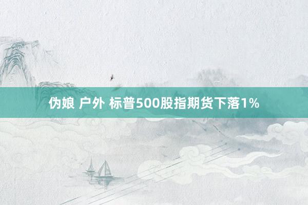 伪娘 户外 标普500股指期货下落1%